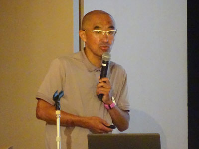 講演の様子①