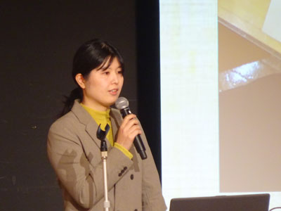 講演の様子①