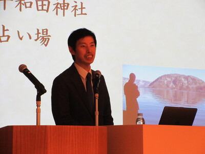 講演の様子①